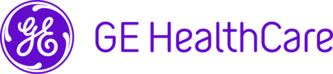 Carrera Software | GE HealthCare logo featuring a purple circular emblem with the letters "GE" in script, next to the text "GE HealthCare" in a modern purple font.