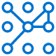 Carrera Software | A blue icon showing a central circle connected by lines to six outer circles, forming a network or web-like structure on a transparent background. - Splashtop Remote Desktop - South Africa Carrera Software | A blue icon showing a central circle connected by lines to six outer circles, forming a network or web-like structure on a transparent background.