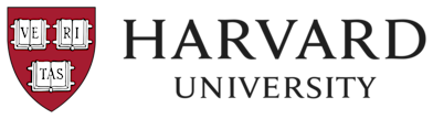 Carrera Software | Harvard University logo featuring a red shield with three open books and the word "VERITAS," alongside the text "Harvard University.